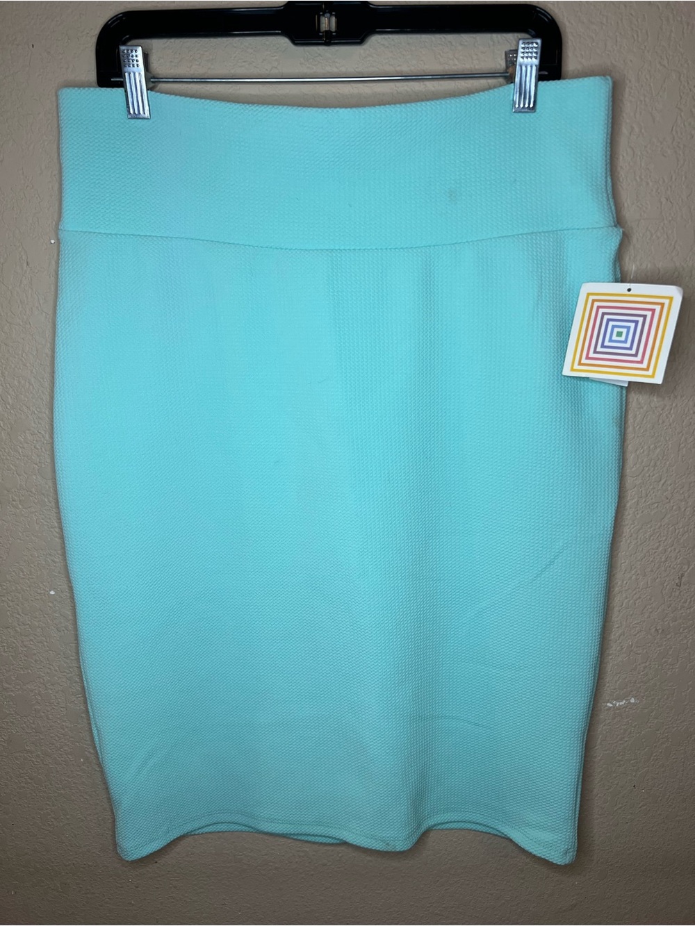 Lularoe Cassie Skirt in Aqua Blue